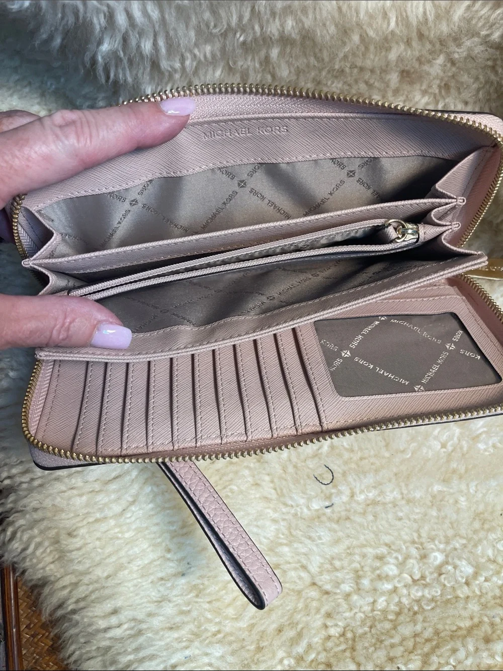 Michael Kors sleek zip